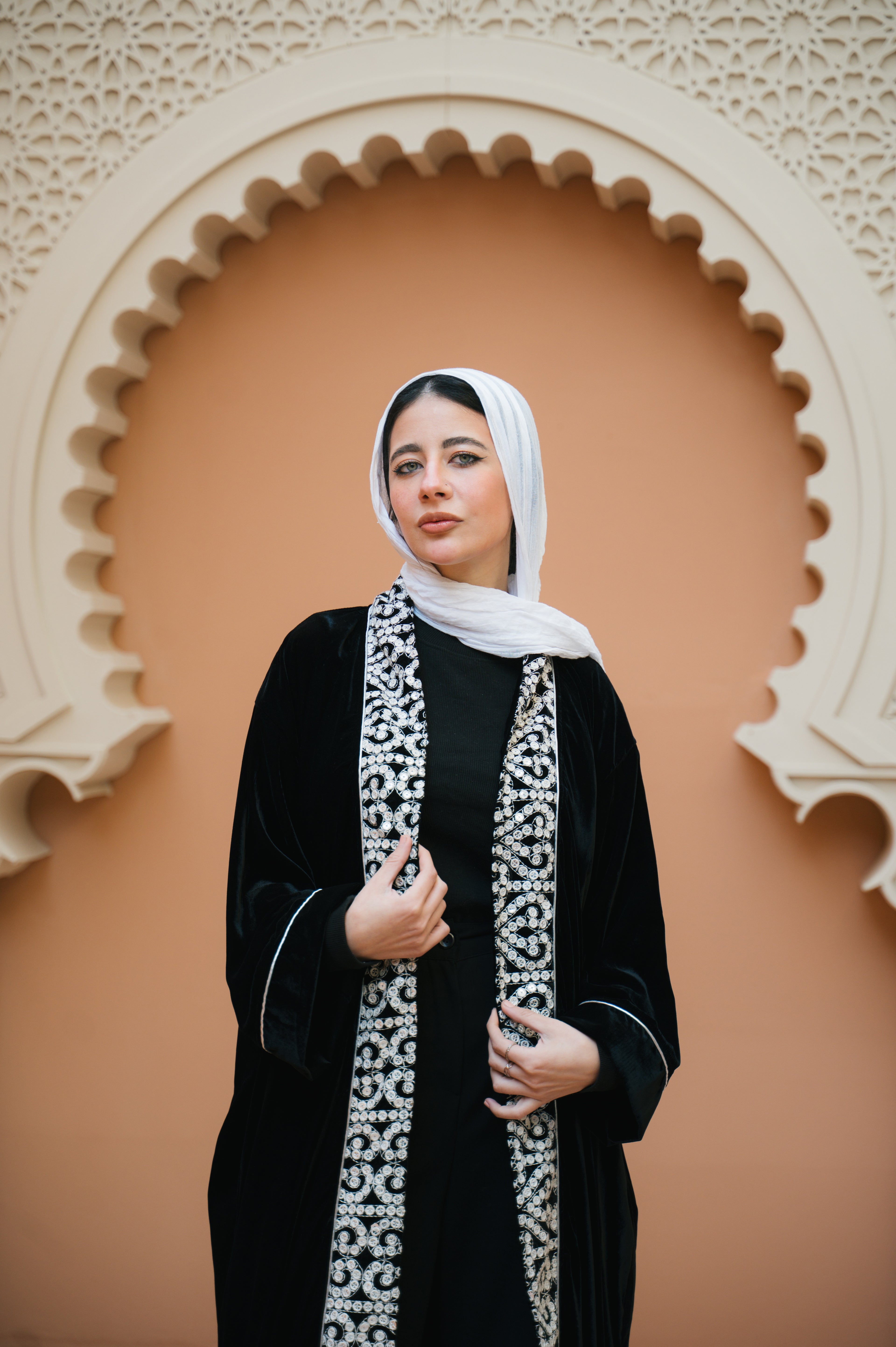 VELVET BLACK ABAYA